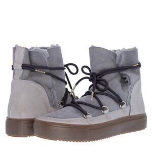 Blackstone UL87 Fur Boots Silver Sconce Sz EU39/US9